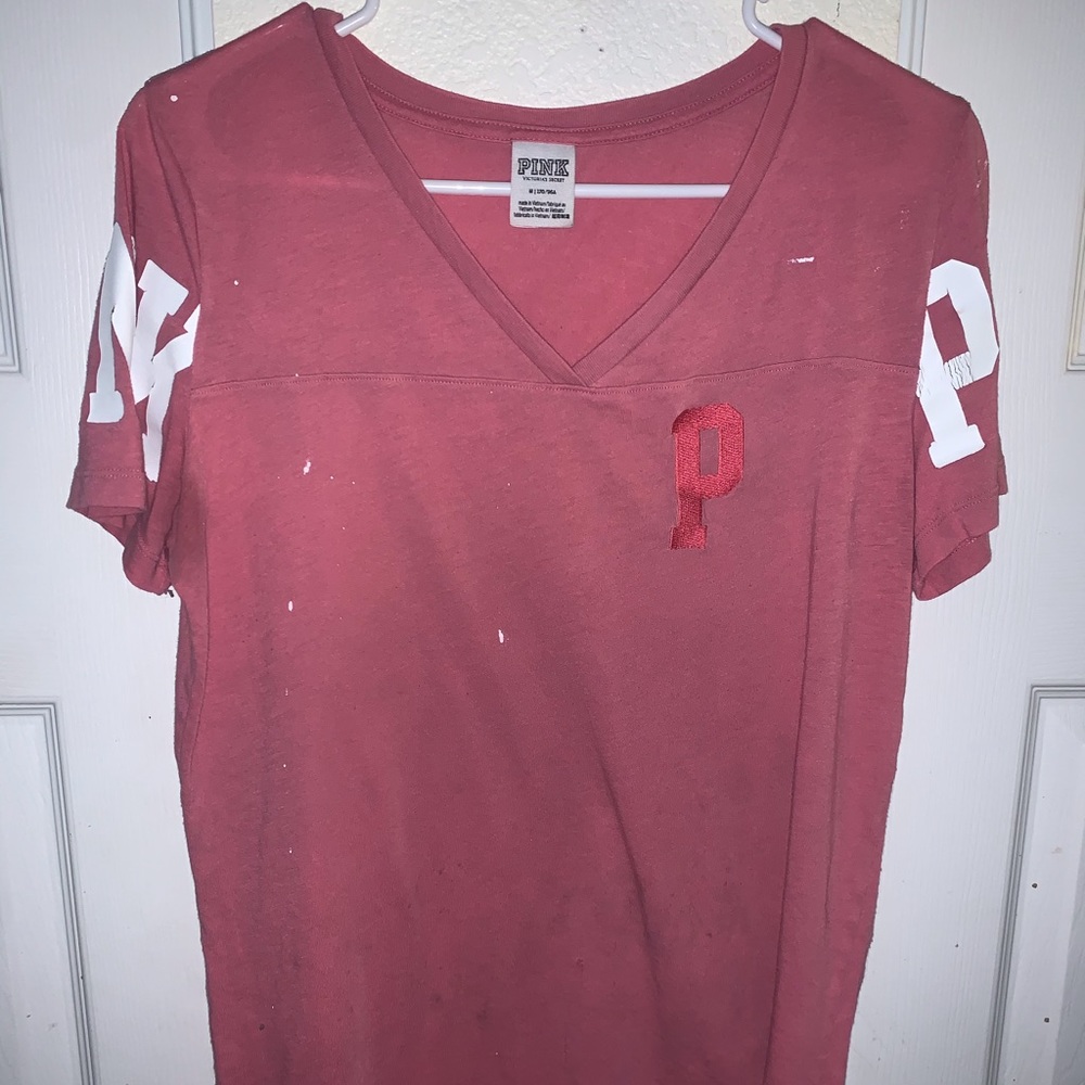 Pink PINK Victoria’s Secret v neck women’s shirt